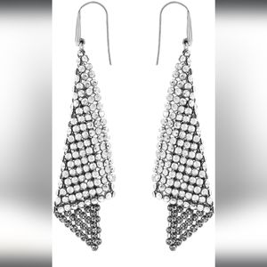 Swarovski silver shade earrings